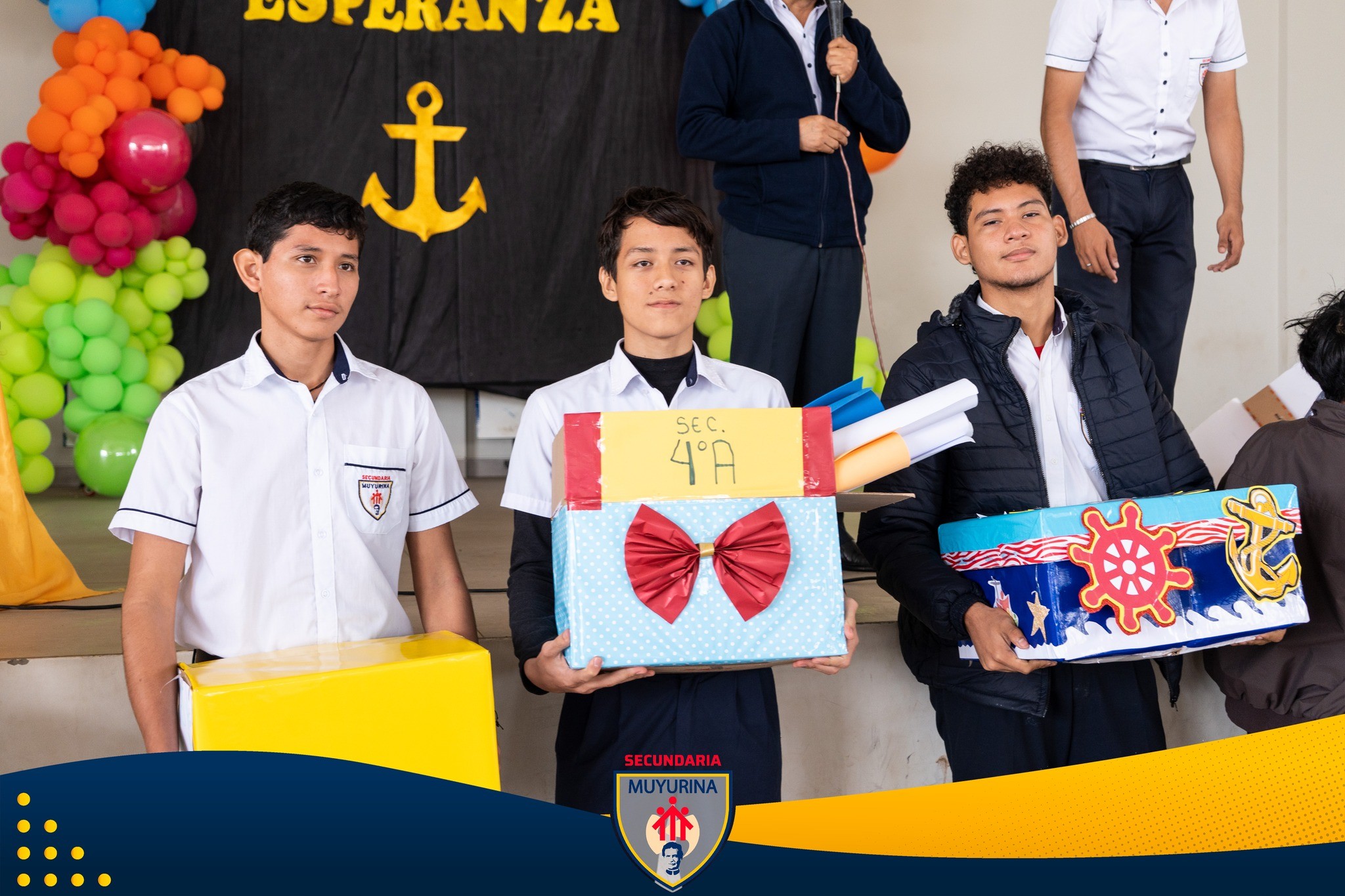 Caja de esperanza en la Secundaria Convenio