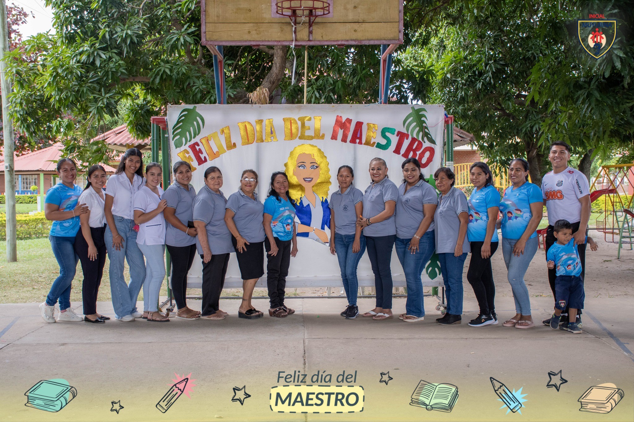 Agasajo del día del Maestro en el kínder convenio