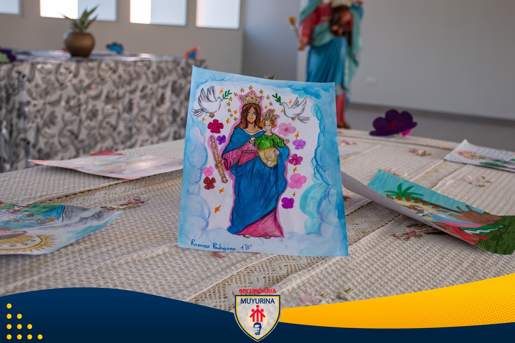 Exposición de Arte: Dibujos a María Auxiliadora