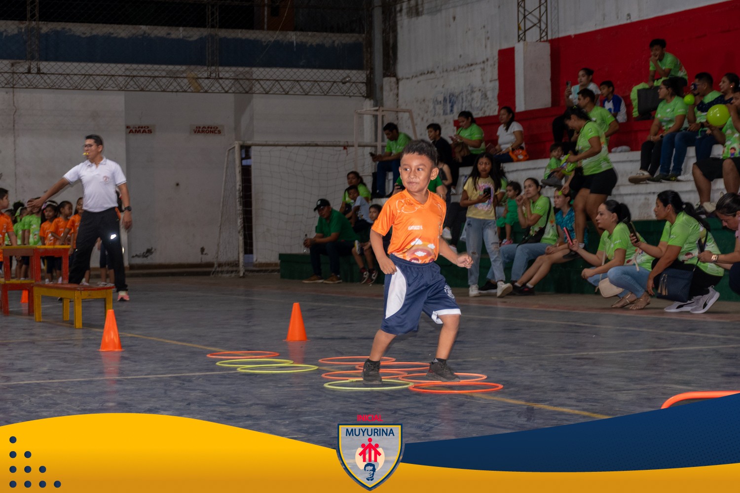 Inaguración del año deportivo Kínder Muyurina Convenio