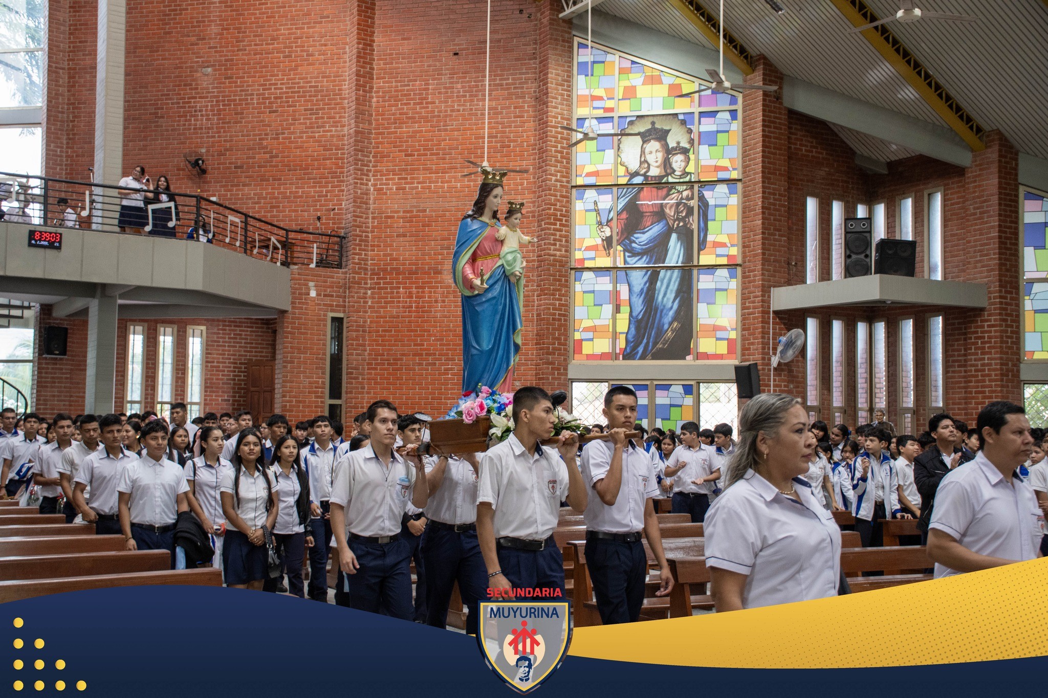 Misa en honor a María Auxiliadora Secundaria