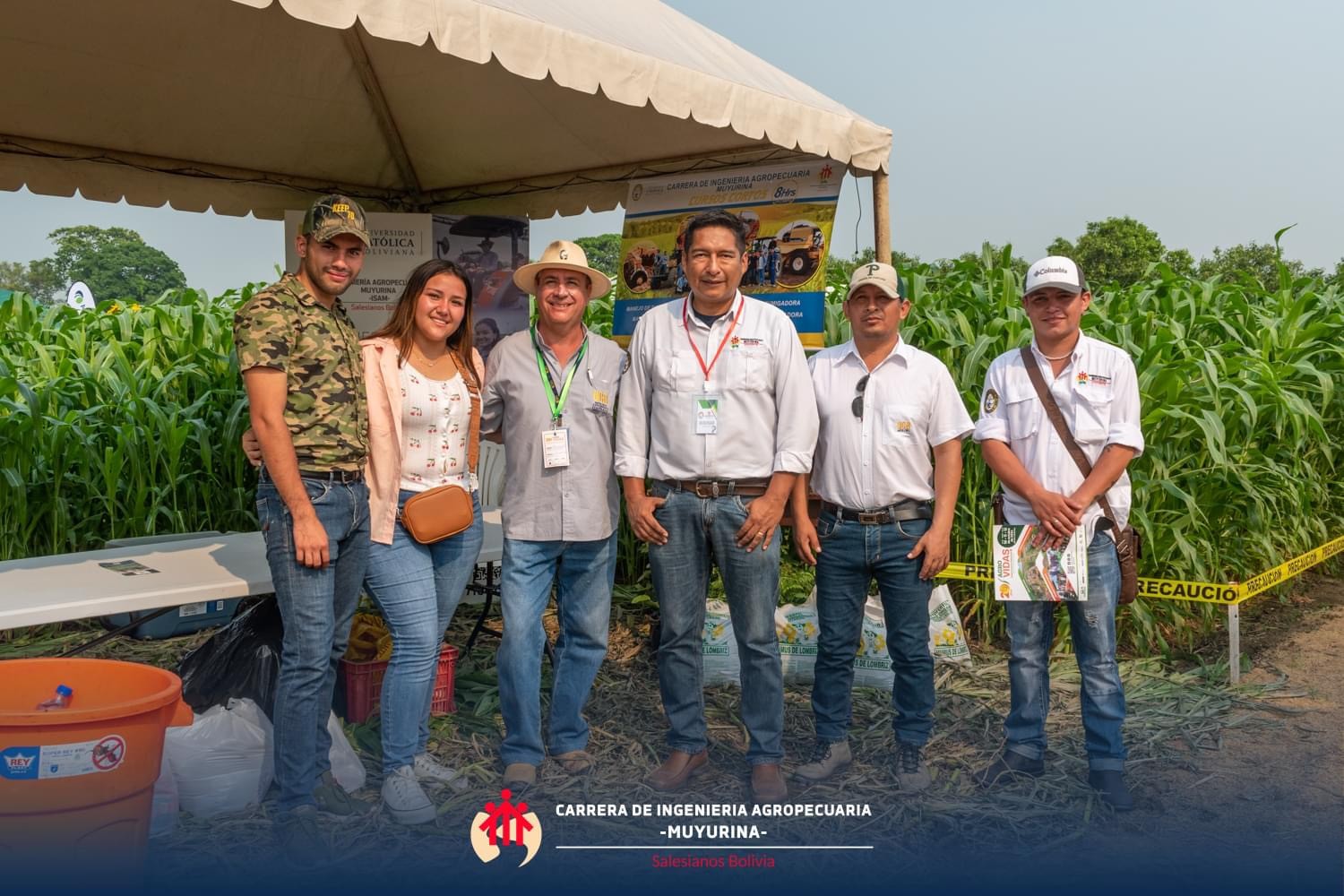 𝟯𝗲𝗿 𝗗𝗶́𝗮 de nuestra participación como 𝗖𝗮𝗿𝗿𝗲𝗿𝗮 𝗱𝗲 𝗜𝗻𝗴𝗲𝗻𝗶𝗲𝗿𝗶́𝗮 𝗔𝗴𝗿𝗼𝗽𝗲𝗰𝘂𝗮𝗿𝗶𝗮 𝗠𝘂𝘆𝘂𝗿𝗶𝗻𝗮 - 𝗖𝗜𝗔𝗠 junto a la 𝗨𝗻𝗶𝘃𝗲𝗿𝘀𝗶𝗱𝗮𝗱 𝗖𝗮𝘁𝗼́𝗹𝗶𝗰𝗮 𝗕𝗼𝗹𝗶𝘃𝗶𝗮𝗻𝗮 en la feria 𝗔𝗚𝗥𝗢 𝗩𝗜𝗗𝗔𝗦 2024